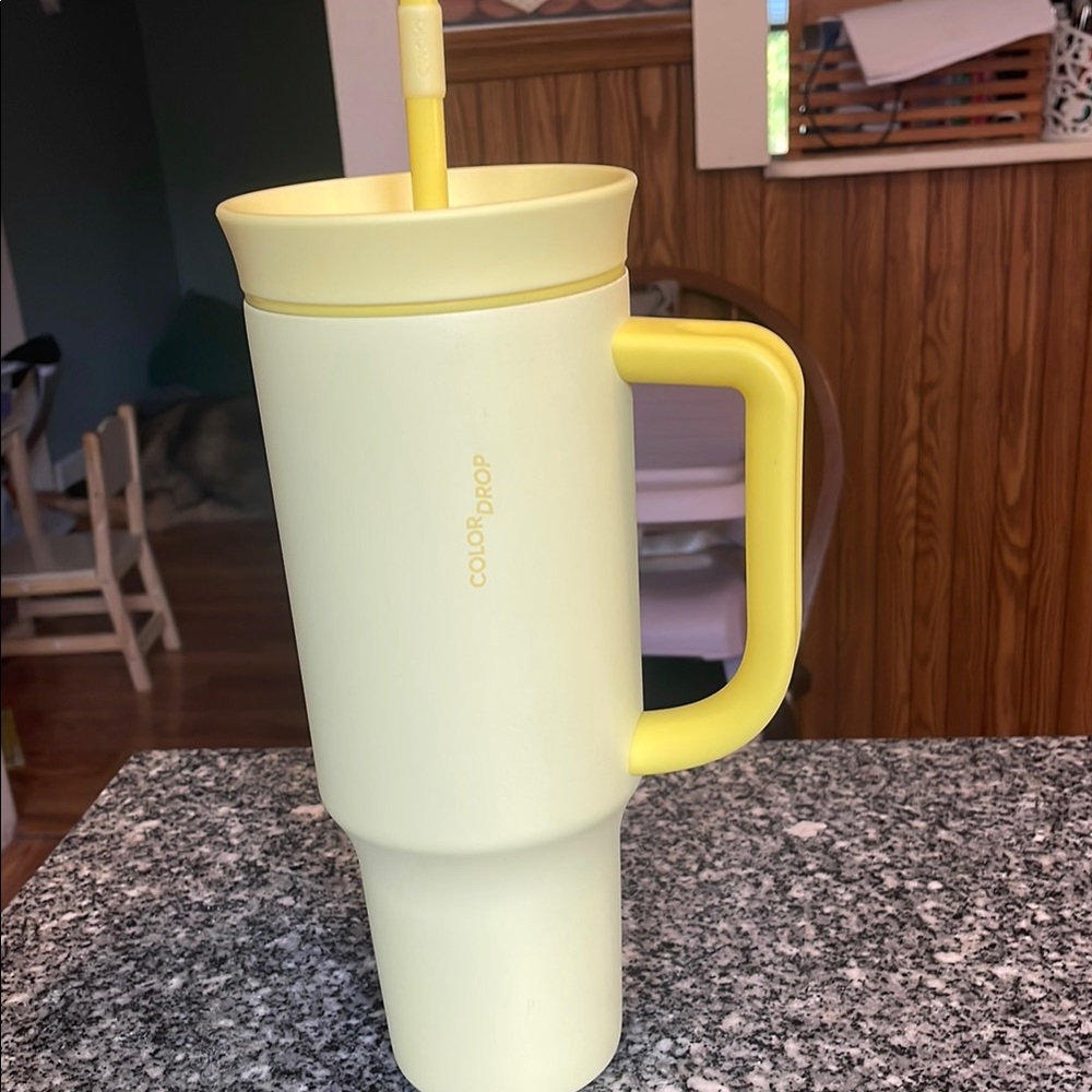 Owala yellow tumbler